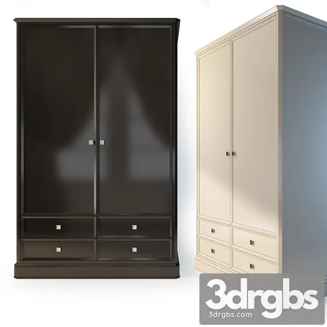 The Willow Ellington 2 Door Wardrobe 3D Model Download