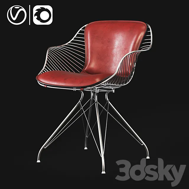 The Wire Dining Chair 3DModel
