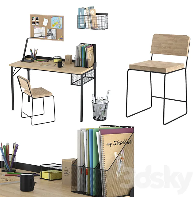 The_Sarai Workplace 3D Model The_Sarai Workplace 3D Model