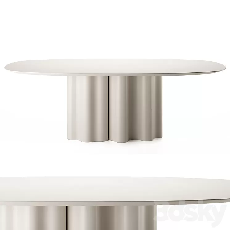 THEATRO MAGICO | Oval table by Saba Italia 3D Model Free Download THEATRO MAGICO | Oval table by Saba Italia 3D Model Free Download