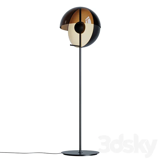 Theia P LED Floor Lamp by Mathias Hahn from Marset 3DModel