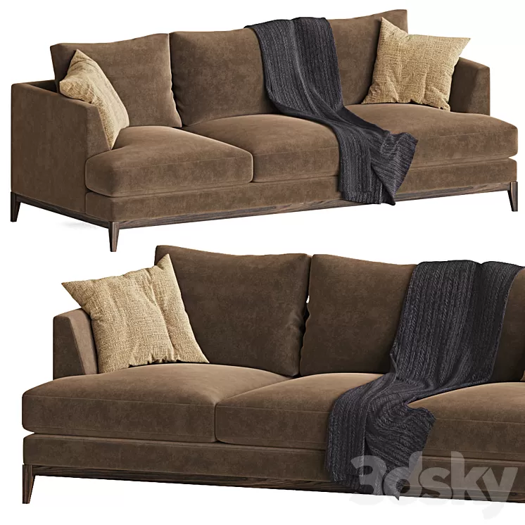 Theodore Alexander Rowan Primavera Sofa 3D Model