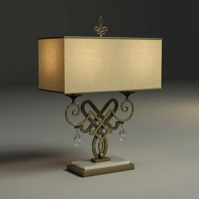 THEODORE ALEXANDER The Fancy Knot Lamp 3D Model