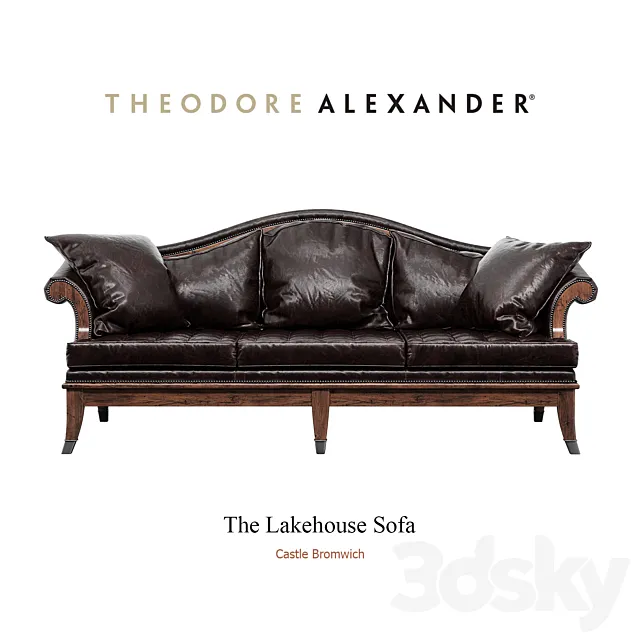 Theodore Alexander The Lakehouse Sofa 3D Model Theodore Alexander The Lakehouse Sofa 3D Model