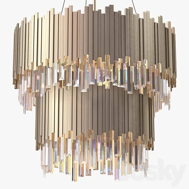 Theodore Alexander Tyrol Chandelier 3DModel Theodore Alexander Tyrol Chandelier 3DModel