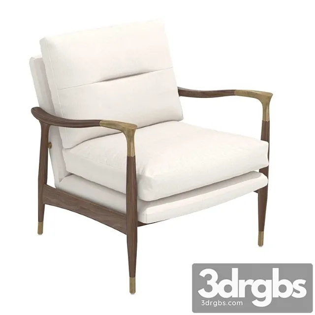 Theodore arm chair natural linen soho home 3D Model Download Theodore arm chair natural linen soho home 3D Model Download