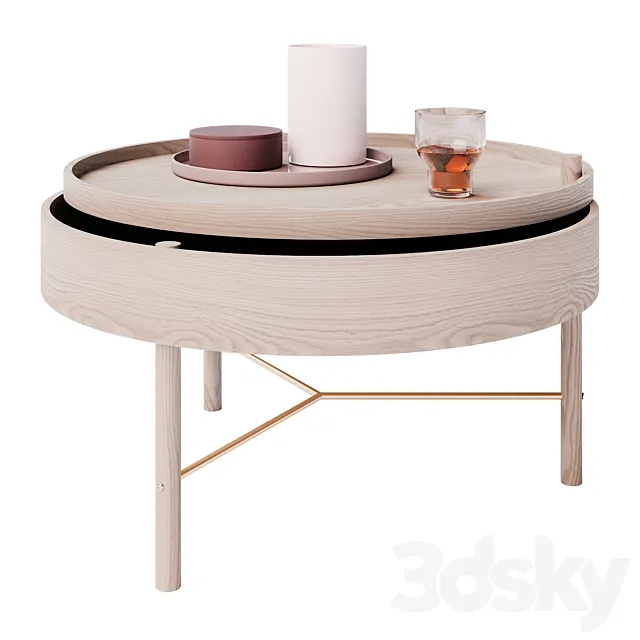 Theresa Rand The Turning Table with Menu Accessories 3D Model