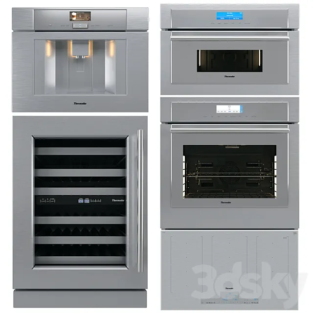 Thermador – Kitchen Appliance 3D Model Thermador – Kitchen Appliance 3D Model