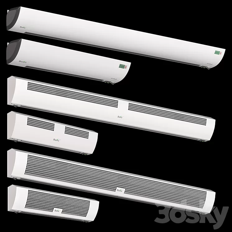 Thermal curtain Ballu 3D Model