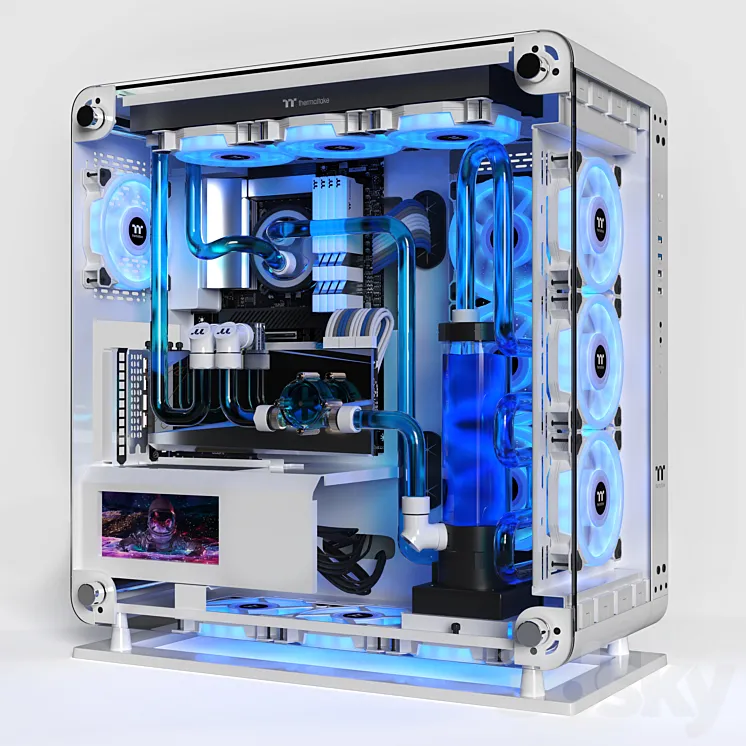 Thermaltake Core P6 Tempered 3D Model Free Download