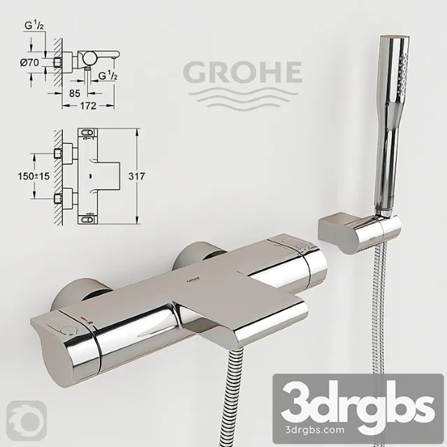 Thermostat Grohe Grohtherm 2000 34174001 3D Model Download