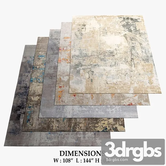 Thibault van renne rugs 459 3D Model Download