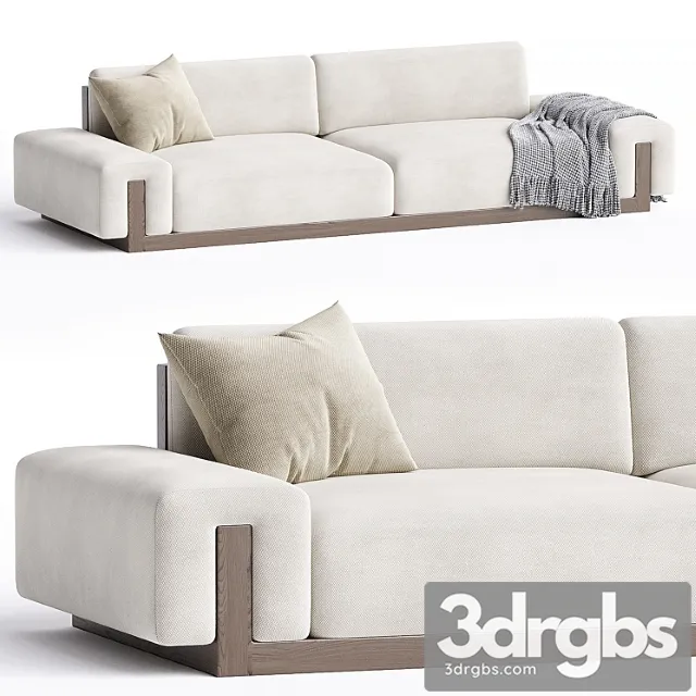 Thierry Lemaire U Sofa 3D Model Download