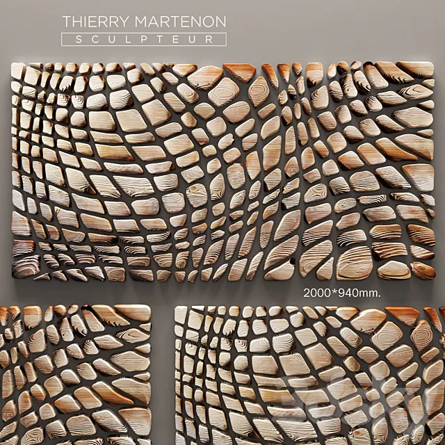 Thierry Martenon wall panel. panel. carving. abstraction. modern art. art. round. wall. picture. wooden. decor 3DModel Thierry Martenon wall panel. panel. carving. abstraction. modern art. art. round. wall. picture. wooden. decor 3DModel