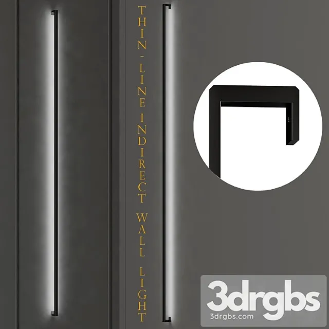 Thinlineindirectwalllight 3D Model Download