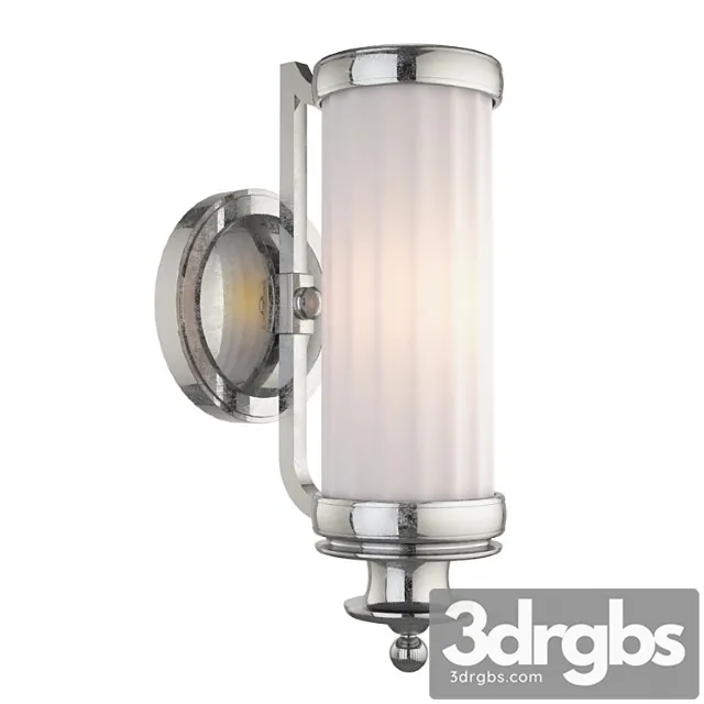 Thomas Obrien Milton Road 1 Light 5 Inch Polished Nickel Bath Wall Light 3D Model Download