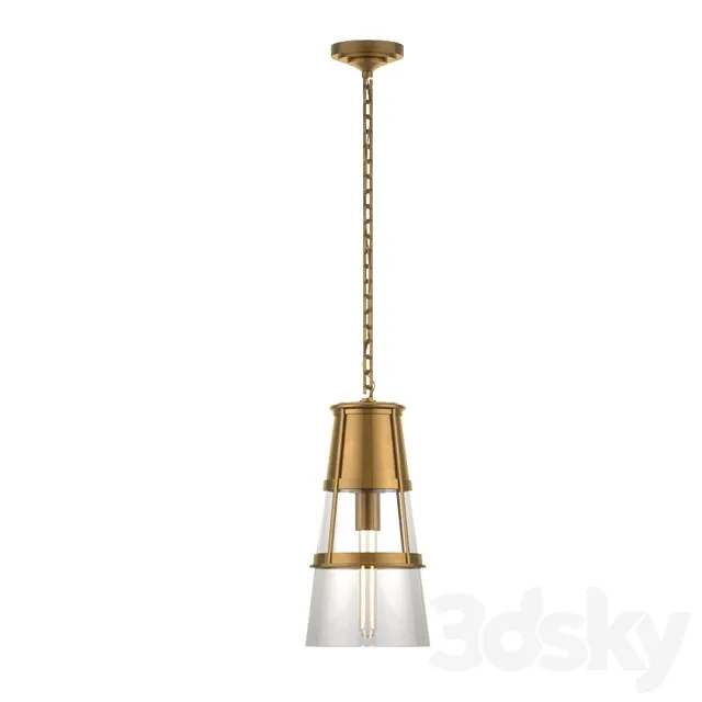 Thomas O’Brien Modern Robinson Large Pendant 3D Model