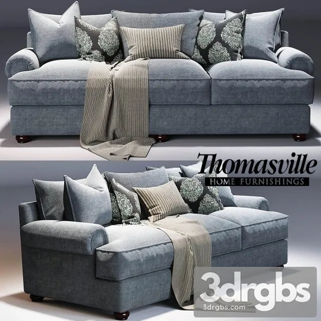 Thomasville Portofino Sofa 01 3D Model Download