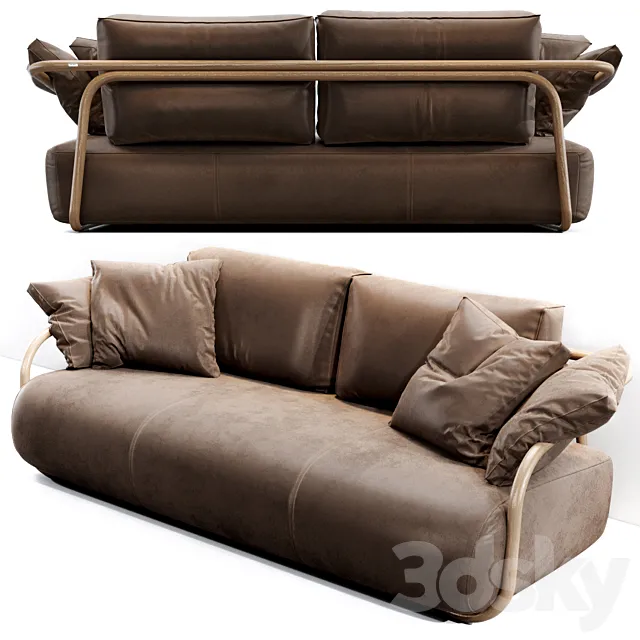 Thonet 2002 Leather 3DModel Thonet 2002 Leather 3DModel