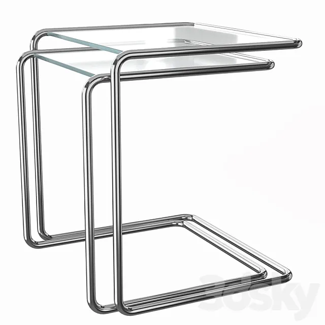 Thonet B 97 ab Set Table Set 3D Model Thonet B 97 ab Set Table Set 3D Model