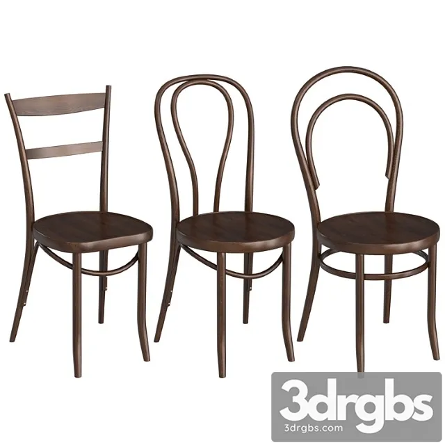 Thonet Chairs 1 3D Model Download Thonet Chairs 1 3D Model Download