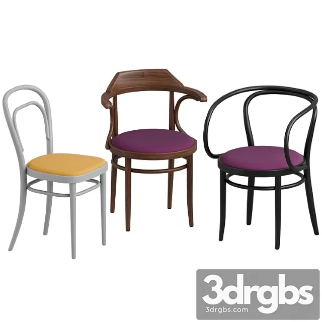 Thonet Chairs 209p 214p 233p Upholstery 1 3D Model Download Thonet Chairs 209p 214p 233p Upholstery 1 3D Model Download