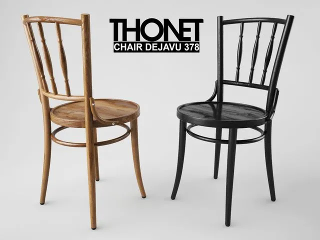 thonet dejavu 378 chair 3D Model