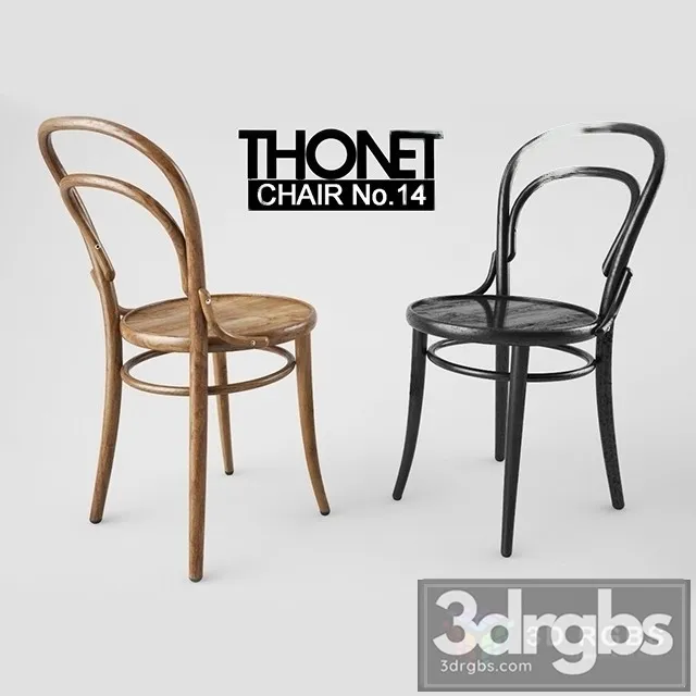 Thonet NO 14 Chair 3D Model Download Thonet NO 14 Chair 3D Model Download