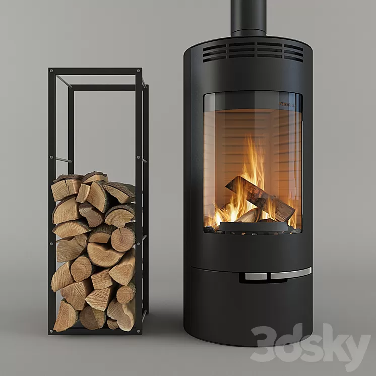 Thorma Andorra Fireplace 3D Model
