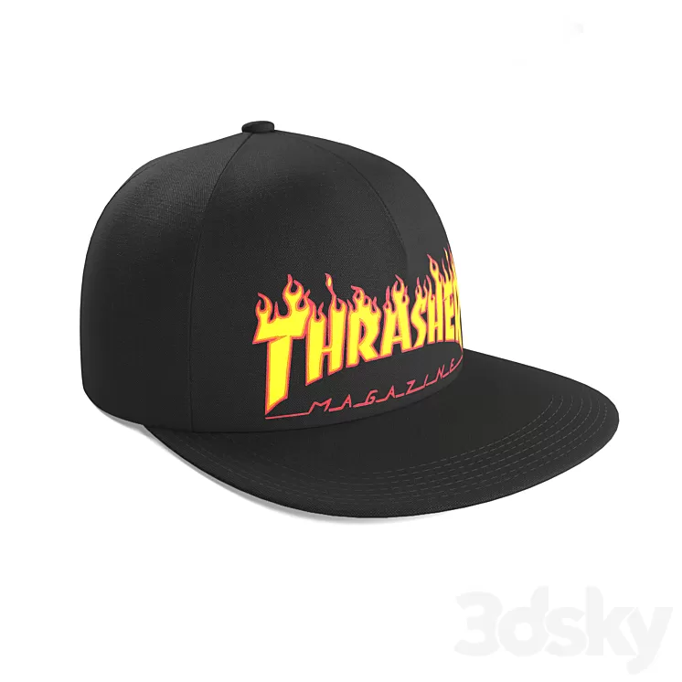 thrasher cap 3D Model thrasher cap 3D Model