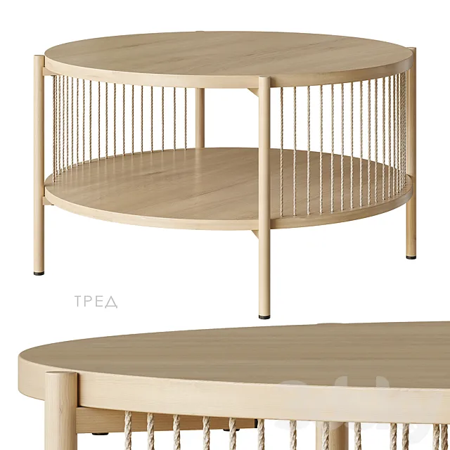 Thread coffee table divan.ru 3D Model Thread coffee table divan.ru 3D Model