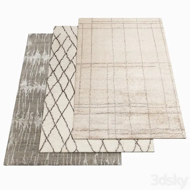 Three AMINI Carpets – 1-41 3D Model