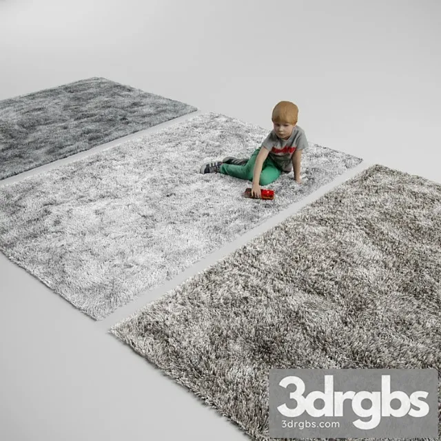 Three carpet 2 3D Model Download