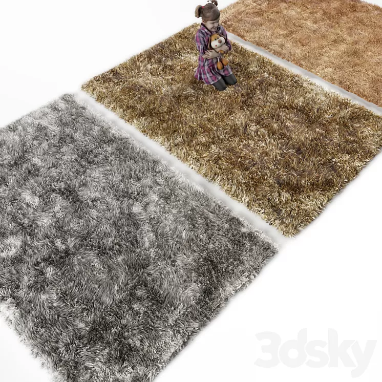 Three carpet 6 3D Model Three carpet 6 3D Model