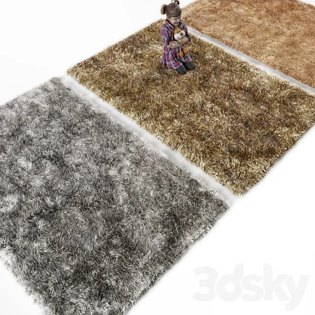 Three carpet 6 3DModel Three carpet 6 3DModel