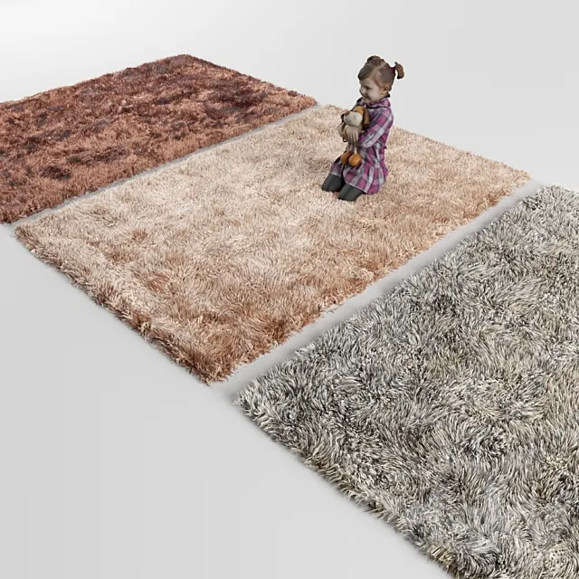 Three carpet 7 3D Model Three carpet 7 3D Model