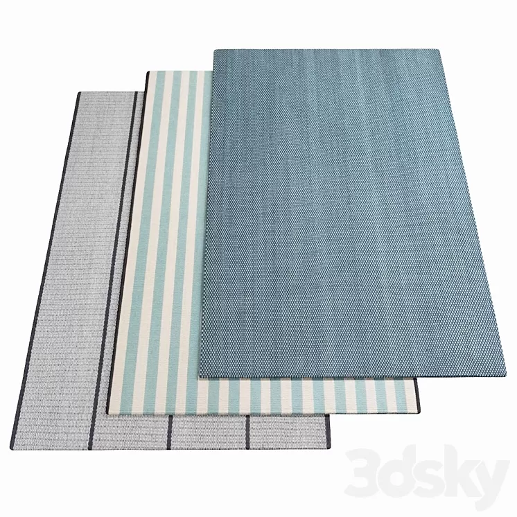 Three carpets FABULA LIVING – 09 3D Model