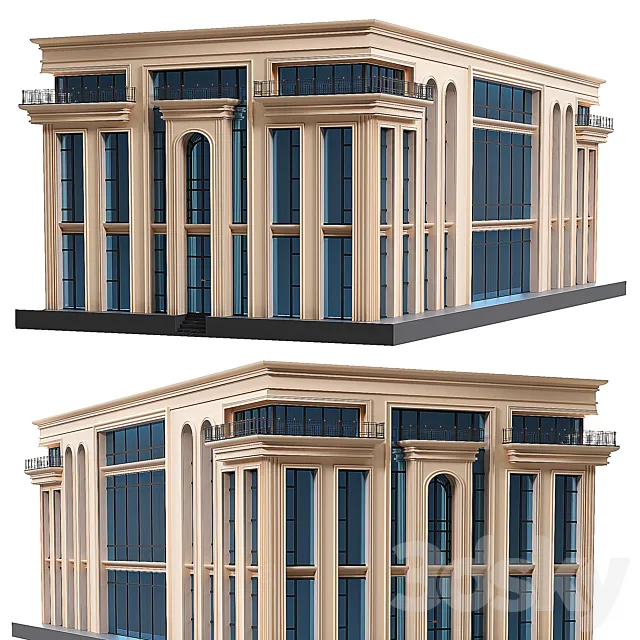 Threes tory office 5 3D Model