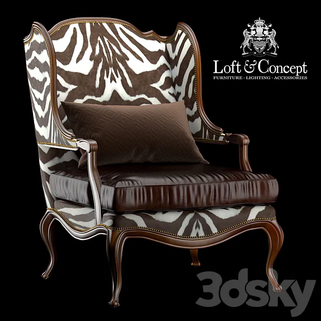 THRONE ZEBRA 3DModel