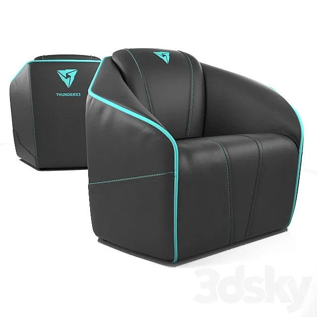 ThunderX3 US5 Armchair 3DModel ThunderX3 US5 Armchair 3DModel
