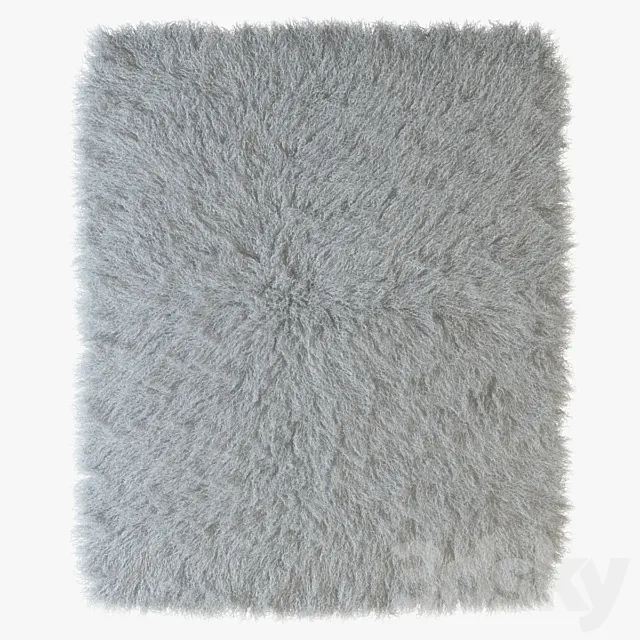 Tibetan sheepskin snow-white 3DModel