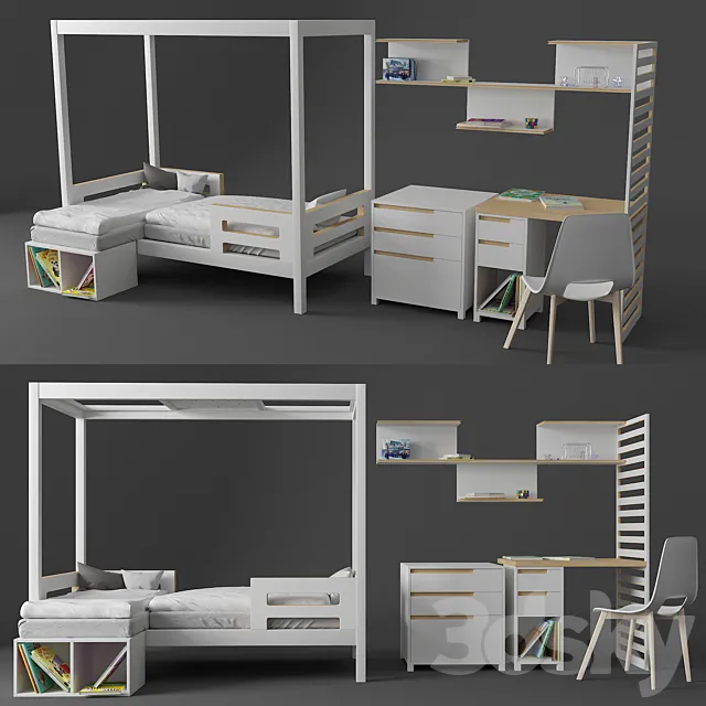 Ticia for Twins 3D Model