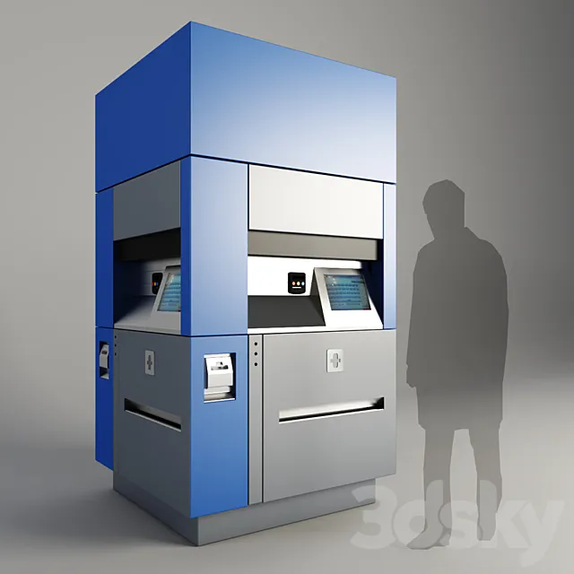 ticket Terminal 3D Model ticket Terminal 3D Model
