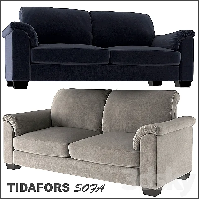TIDAFORS Two-seat sofa 3D Model TIDAFORS Two-seat sofa 3D Model