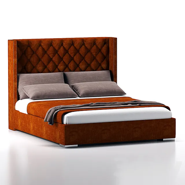 Tiffany Bed 2 (1400) 3D Model
