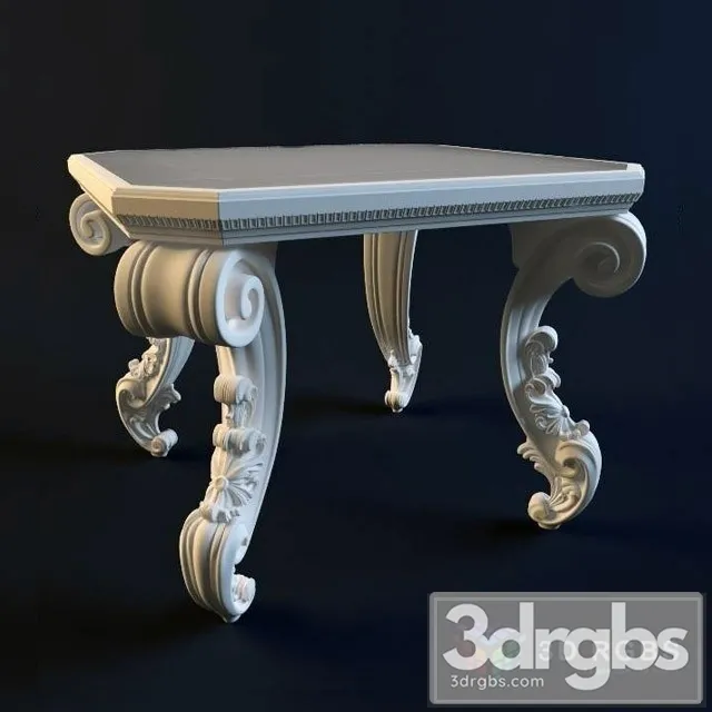 Tiffany Classic Table 3D Model Download