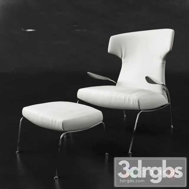Tify Armchair White 3D Model Download Tify Armchair White 3D Model Download