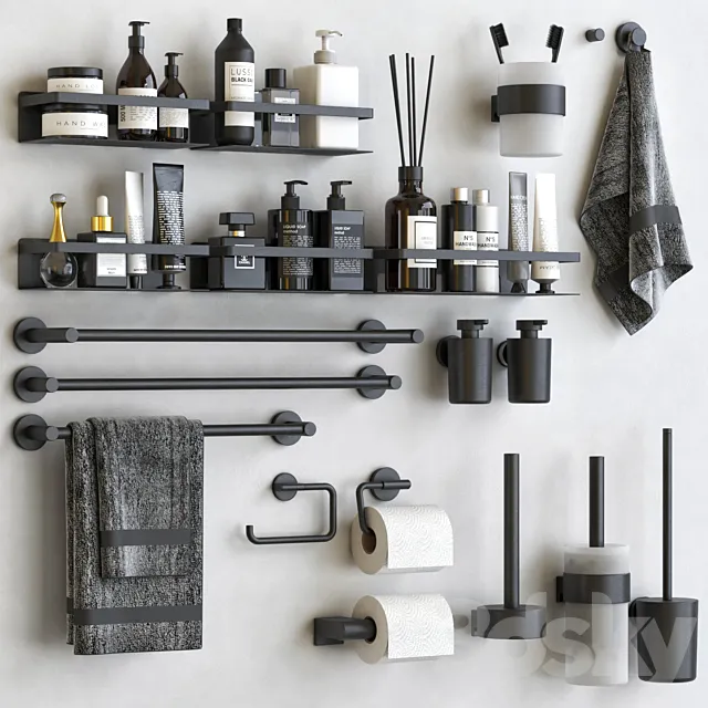 TIGER bathroom accessories 3DModel