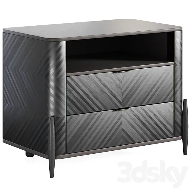 Tijuca bedside table by Alexander Lamont 3DModel Tijuca bedside table by Alexander Lamont 3DModel