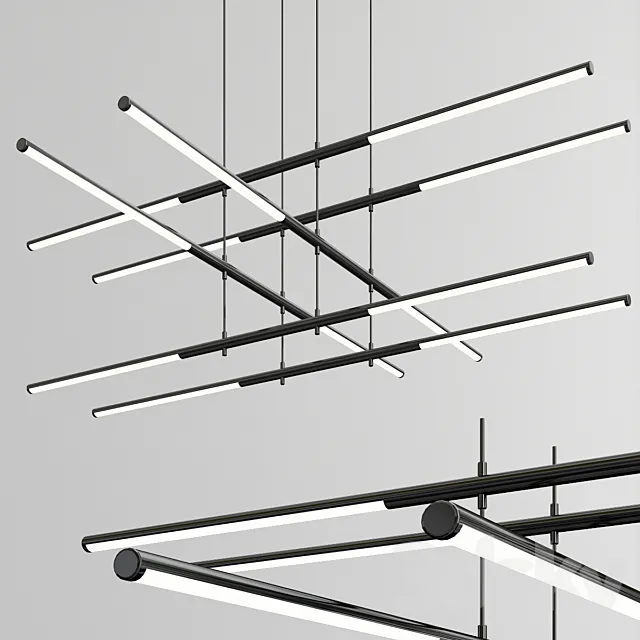 Tik-Tak Stack LED Pendant 3DModel